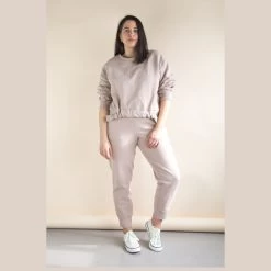 Closet Core Patterns - Plateau Joggers Pattern (Sizes 0-20) -Croft Mill plateau joggers by closet core patterns 1