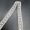 Polyester Flat Lace Trim - Ellie - Ivory -Croft Mill polyester flat lace trim ellie ivory fold