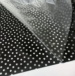 Printed PU Polyurethane - Polka - Black 11 Printed PU Polyurethane - Polka - Black -Croft Mill printed pu polyurethane polka black fabric r gallery