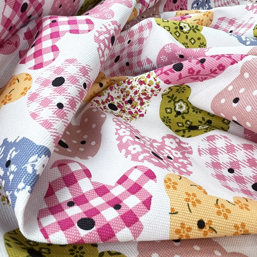 Canvas Print - Patchwork Ted - Image 3