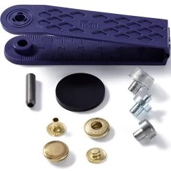 Prym - Anorak Press Fasteners - Gold (15mm) -Croft Mill prym anorak press fasteners pack 0f 10 gold all2