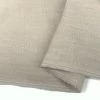 Pure Linen - Silver Grey -Croft Mill pure linen silver grey 100 plain dyed linen suiting fabric close up fabric photo