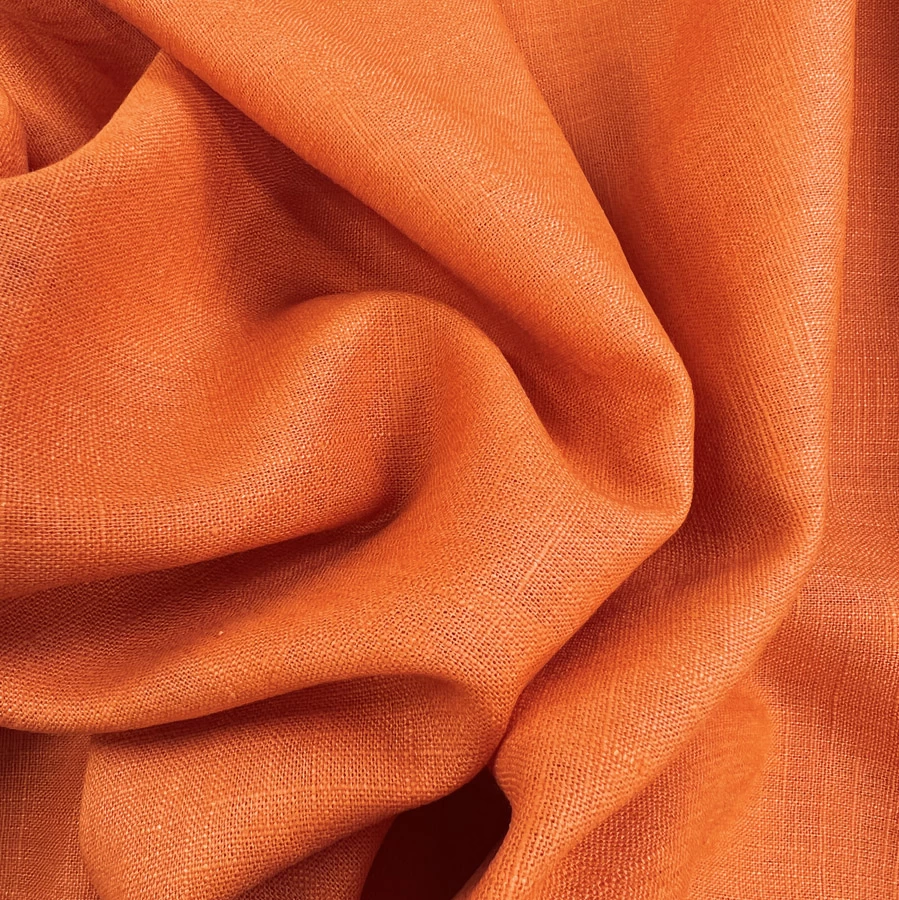 Pure Linen - Orange 5 Pure Linen - Orange - Image 3