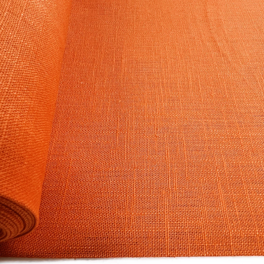Pure Linen - Orange 4 Pure Linen - Orange - Image 2