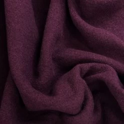 Pure Luxury - Boiled Wool - Plum 8 Pure Luxury - Boiled Wool - Plum -Croft Mill pure luxury boiled wool fabric purple plum cu