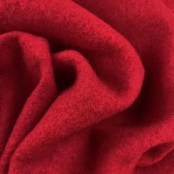 Pure Luxury - Boiled Wool - Red -Croft Mill pure luxury boiled wool fabric red cu