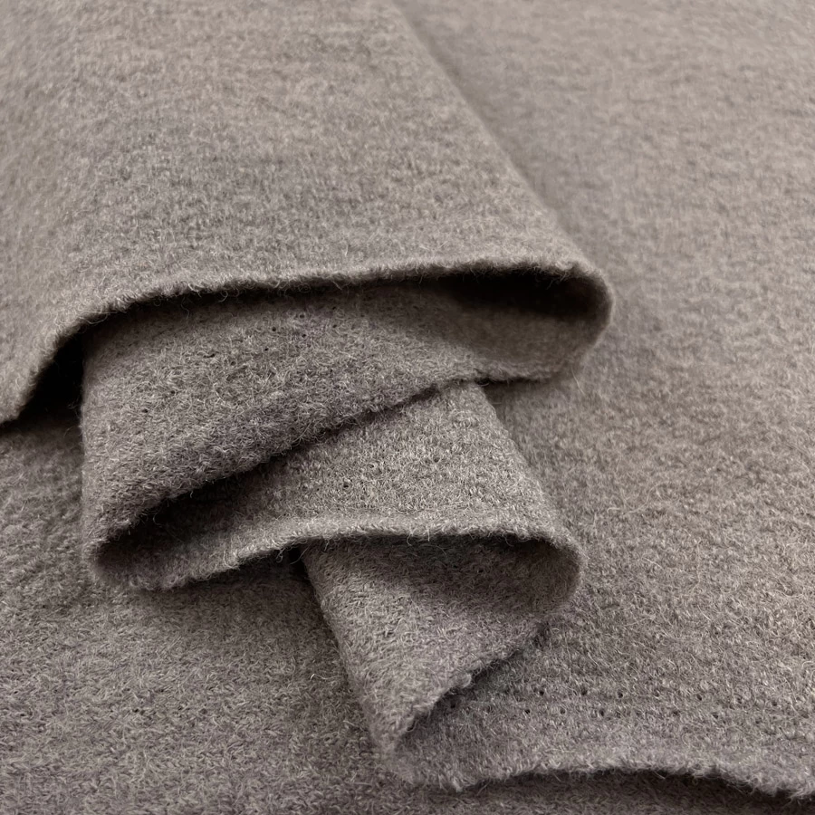 Pure Luxury - Boiled Wool - Taupe 3 Pure Luxury - Boiled Wool - Taupe
