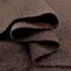 Pure Luxury - Boiled Wool - Chocolate 1 Pure Luxury - Boiled Wool - Chocolate -Croft Mill pure luxury boiled wool light blue fabric chocolate brown fold