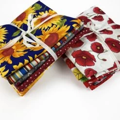 Craft Cotton Fat Quarter Bundle - Red/Yellow