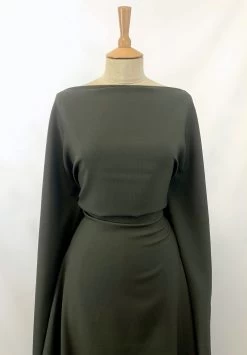 Reign Marvin -Croft Mill reign marvin woollen polyester mix khaki ribbed gallery