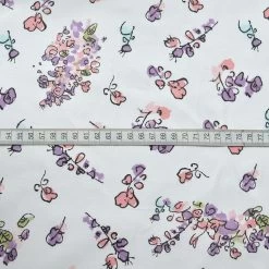 Roald Dahl - Fantabulous -Croft Mill roal dahl fantabulous white floral cotton trousering soft furnishing fabric s