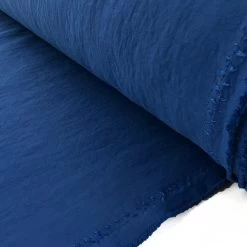 Royal Repellent -Croft Mill royal repellent nylon blue trousering fabric roll