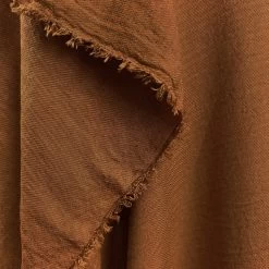 Saffron 8 Saffron -Croft Mill saffron orange tan polyester knitted jersey fabric drape
