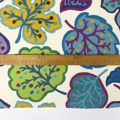 Sanderson - Jewel Leaves 9 Sanderson - Jewel Leaves -Croft Mill sanderson jewel leaves cotton fabric floral ruler