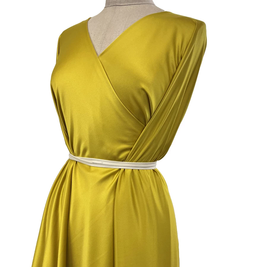 Satin Crepe - Gold 4 Satin Crepe - Gold - Image 2