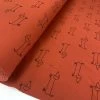 Sausage Dog Jersey – Red -Croft Mill sausage dog jersey red cotton elastane oeko tex