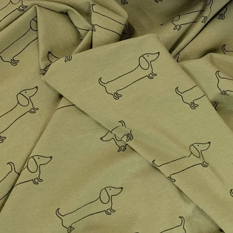 Sausage Dog Jersey – Sage 4 Sausage Dog Jersey – Sage - Image 2