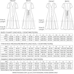 True Bias - Shelby Dress & Romper Pattern (Sizes 0-18) -Croft Mill shelby dress romper pattern true bias back