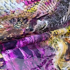 Mirage - Safari Pink 7 Mirage - Safari Pink -Croft Mill silk viscose burnout sheer dress fabric mirage safari pink cu