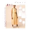 Named - Sisko Interlace Dress & Top Pattern (UK 4-28) -Croft Mill sisko interlace dress and top pattern by named clothing front