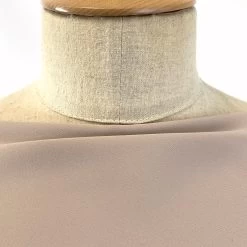 Smooth Crepe - Nude -Croft Mill smooth crepe nude prom bridal dress fabric pale nude neck