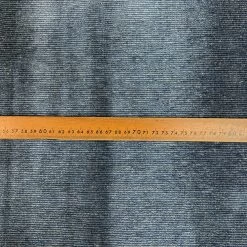 Blue Velvet Furnishing -Croft Mill soft furnish blue denim velvet cord soft furnishing fabric scale fabric photo