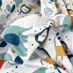 Soft Shell - Funky Safari -Croft Mill soft shell funky safari white close up