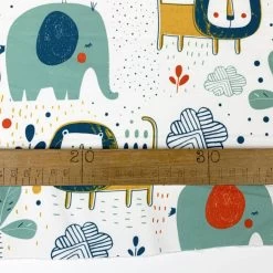 Soft Shell - Funky Safari -Croft Mill soft shell funky safari white ruler