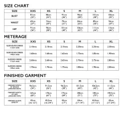 Tessuti - Sophie Dress Pattern (AUS XXS-XL) -Croft Mill sohie dress pattern tessuti size chart gallery