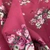 Stof Fabric - Vintage Bloom - Pink -Croft Mill stof craft pink foliage japanese craft cotton fabric cerise greyscale flowers floral fold