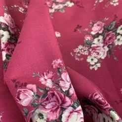 Stof Fabric - Vintage Bloom - Pink