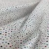 Stof Fabric - Rainbow Drops -Croft Mill stof craft rainbow drops japanese craft cotton fabric white multi colour tear fold