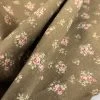 Stof Fabric - Shrubbery - Brown -Croft Mill stof craft shrubbery brown japanese craft cotton fabric floral pink green flowers fold