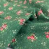 Stof Fabric - Shrubbery - Forest 1 Stof Fabric - Shrubbery - Forest -Croft Mill stof craft shrubbery forest japanese craft cotton fabric floral pink green flowers fold