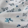 Stof Fabric - Woodland Creatures -Croft Mill stof craft woodland creatures japanese craft cotton fabric blue grey white rabbits birds squirrels fold