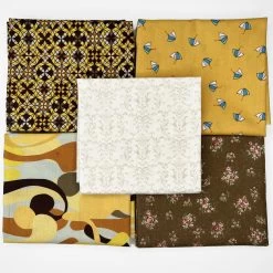 Stof Fabric Fat Quarter - Pack 5 -Croft Mill stof fabric fat quarter bundles craft pack 5 full