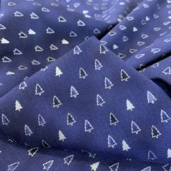 Remnant - Stof Craft - Christmas - Winter Wonderland Navy (1.8m)