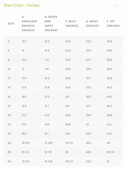 Style Arc - Belle Woven Dress Pattern (UK 4-16) -Croft Mill style arc size chart inches gallery 4