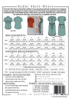 Sew To Grow - Sydni Shirtdress Pattern (XS-4XL) 14 Sew To Grow - Sydni Shirtdress Pattern (XS-4XL) -Croft Mill sydni shirtdress pattern sew to grow back