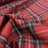 Tartan Lawn - Royal Stewart -Croft Mill tartan lawn royal stewart red tartan design cotton lawn fold