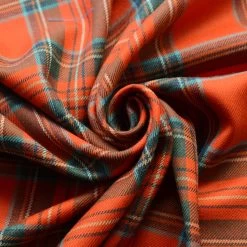 Wool Tartan - Muted Royal Stewart