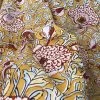 Tencel Lawn - Clementine Ochre 2 Tencel Lawn - Clementine Ochre -Croft Mill tencel lawn clementine ochre floral woven dress fabric cu