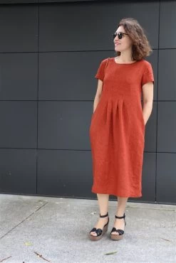Tessuti - Milenda Dress Sewing Pattern (Sizes XXS-XL) -Croft Mill tessuti milenda dress pattern 2