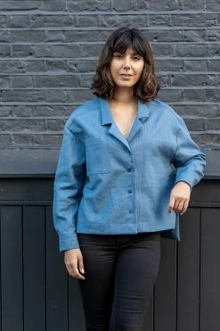 The Avid Seamstress - Everyday Shirt Pattern (UK 6-22) -Croft Mill the avid seamstress the everyday shirt 3