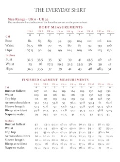 The Avid Seamstress - Everyday Shirt Pattern (UK 6-22) -Croft Mill the avid seamstress the everyday shirt measurements gallery