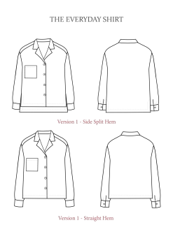 The Avid Seamstress - Everyday Shirt Pattern (UK 6-22) -Croft Mill the avid seamstress the everyday shirt sketch gallery