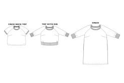 Merchant & Mills - Fielder Dress & Top Pattern (UK 20-28) -Croft Mill the fielder pattern merchant mills uk 20 28 12