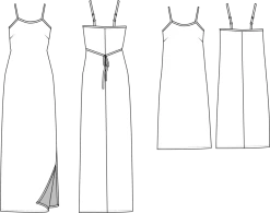 Friday Pattern Company - Saltwater Slip Dress Pattern (Sizes XS-7X) -Croft Mill the saltwater slip pattern by friday pattern company example