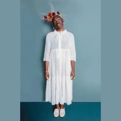 Friday Pattern Company - Wilder Gown Pattern (Sizes XS-7X) -Croft Mill the wilder gown by friday pattern company fpc022 1