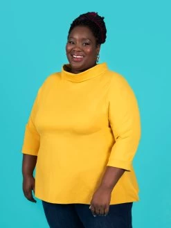 Tilly And The Buttons - Coco Top & Dress Pattern (UK 6-34) -Croft Mill tilly and the buttons coco top and dress pattern 3